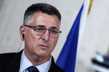 El canciller israelí Gideon Saar