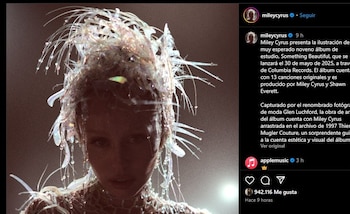 Miley Cyrus dio a conocer