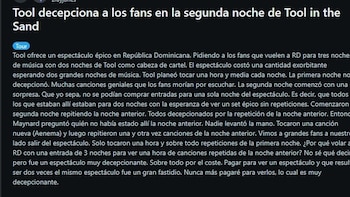 Los fans de Tool se