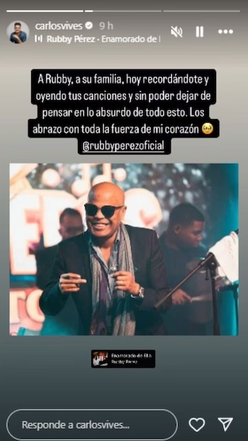 Carlos Vives expresó sus condolencias