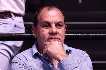 Cuauhtémoc Blanco durante un evento