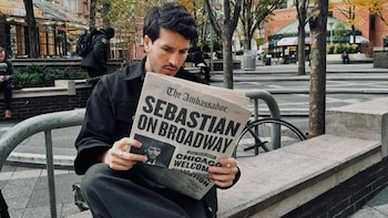En Broadway, Sebastián Yatra debutó