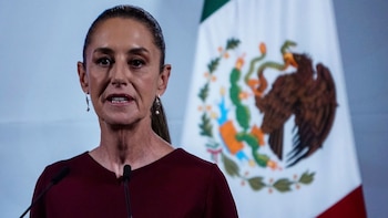 La presidenta Claudia Sheinbaum durante