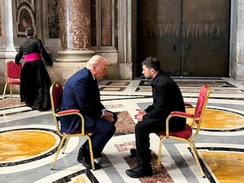El encuentro entre Donald Trump