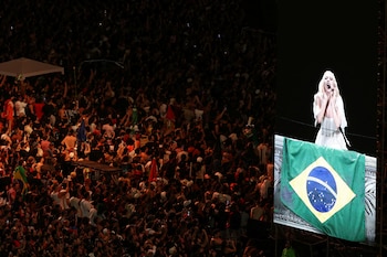 El espectáculo de Gaga forma