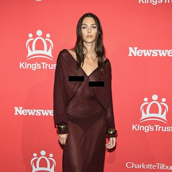 Ceretti completó su arriesgado look
