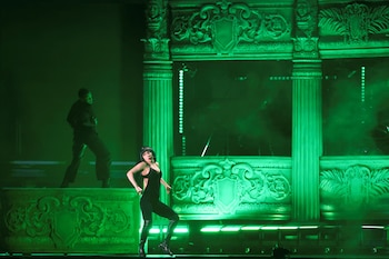 Lady Gaga en el ensayo