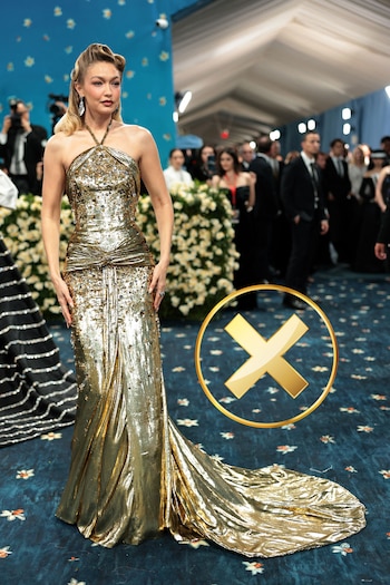 Gigi Hadid eligió un vestido