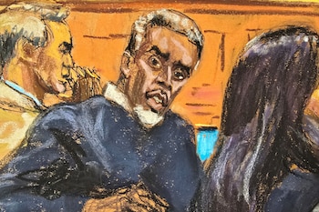 Diddy, visiblemente nervioso, pidió un