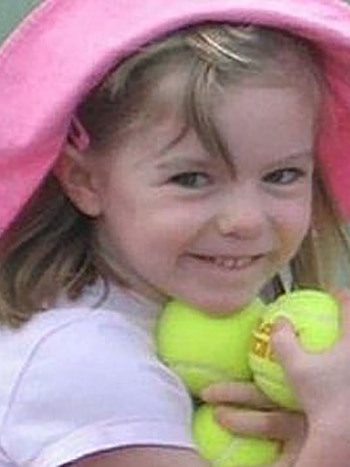 Foto de Madeleine McCann suministrada