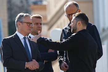 El presidente de Ucrania, Volodimir