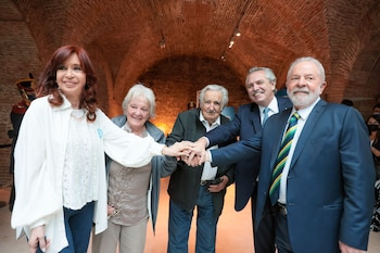 La ex presidente Cristina Kirchner,