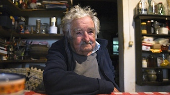 José Mujica en su chacra