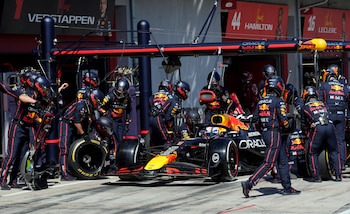 Verstappen en su ingreso a