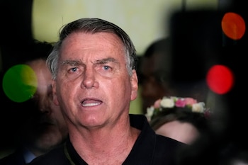 El expresidente Jair Bolsonaro habla