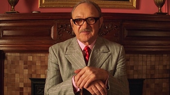 El actor se mostró molesto