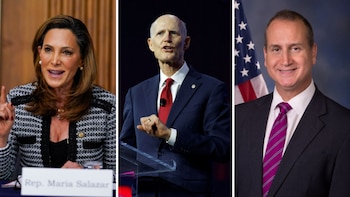 María Elvira Salazar, Rick Scott