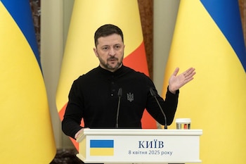 El presidente ucraniano, Volodimir Zelensky