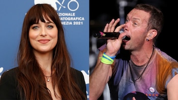 Dakota Johnson y Chris Martin