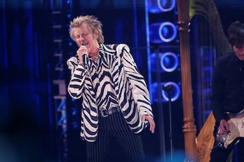 La presentación de Rod Stewart