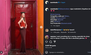 Naomi Watts mostró su total