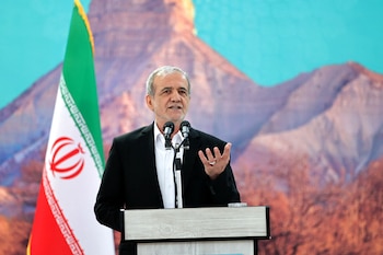 El presidente iraní Masud Pezeshkian