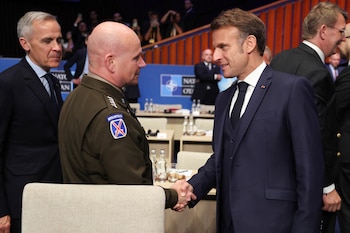 El presidente de Francia, Emmanuel