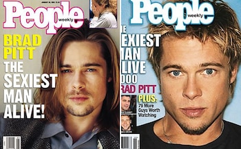 Brad Pitt apareció en la