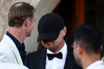 El "incógnito" actor Leonardo DiCaprio