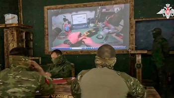 Militares rusos se entrenan para