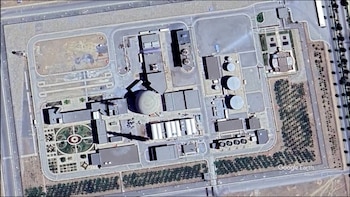 El reactor de Arak, inactivo