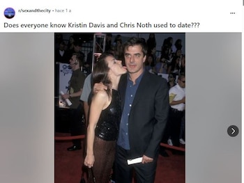 Kristin Davis y Chris Noth