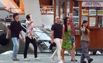La familia Bezos Sánchez ahora