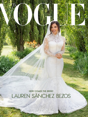 Sánchez lució un vestido de