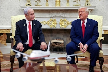 Donald Trump y Benjamín Netanyahu