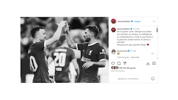 Alexis Mac Allister dejó su