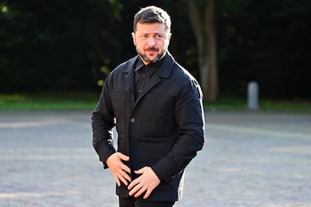 El presidente de Ucrania, Volodimir