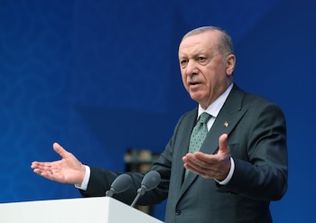 El presidente de Turquía, Recep