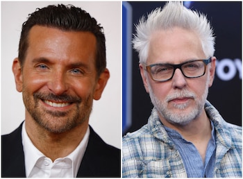 James Gunn y Bradley Cooper