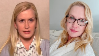 Angela Kinsey se unió con