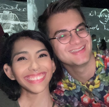 Daniel McCormack y Carmen Andrade
