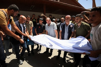 Un proyectil israelí impactó la