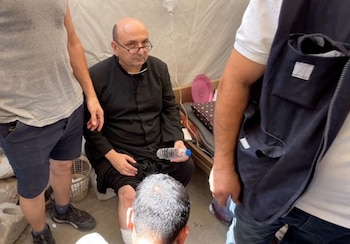 Un proyectil israelí impactó la