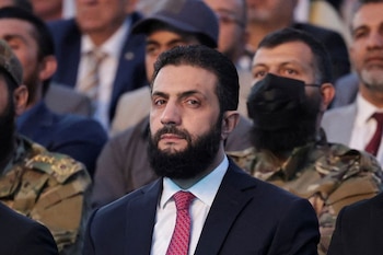 El presidente interino de Siria, Ahmed