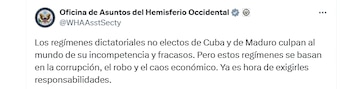 La oficina denunció que ambos