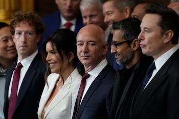Mark Zuckerberg, Jeff Bezos, Sundar