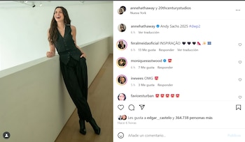 Anne Hathaway compartió cómo lucirá