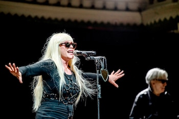 La cantante estadounidense Debbie Harry