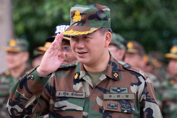 El primer ministro de Camboya,