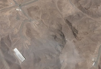 Imagen satelital de la central